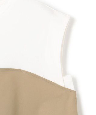 UNFILO L ビスチェ レイヤードT オフ×ベージュ