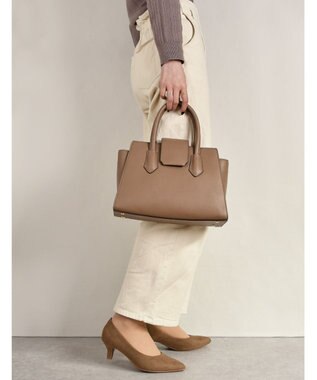 LA BAGAGERIE 【MONICA】ベルテッド2WAYハンドバッグ