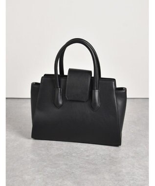 LA BAGAGERIE 【MONICA】ベルテッド2WAYハンドバッグ ブラック