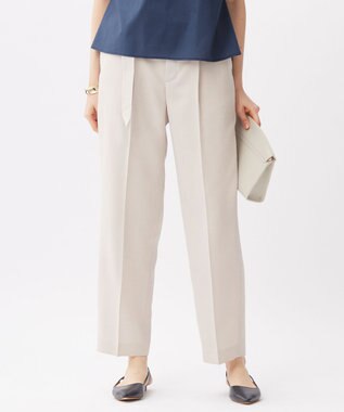 【セットアップ対応】ライトリネンライクテーパード パンツ