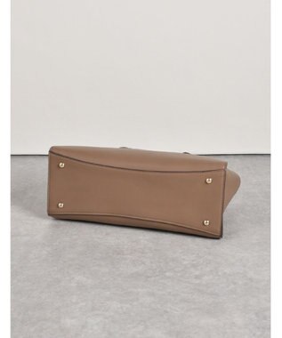 LA BAGAGERIE 【MONICA】ベルテッド2WAYハンドバッグ グレージュ