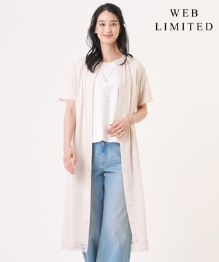J.PRESS LADIES S 【WEB限定】プレーティングジャージー ワンピース