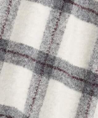 JOSEPH ABBOUD MOUNTAIN 【SPACE／UNISEX】フランネルジャージーブロック パンツ ライトグレー系4