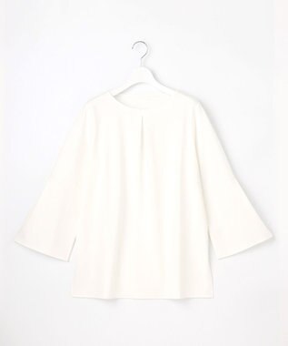 自由区 S 【洗える】エッセンシャルポンチクルーネック カットソー アイボリー系