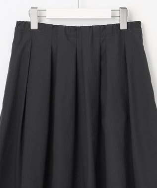 J.PRESS LADIES S フルダルクロス プリーツ スカート ブラック系