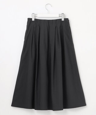 J.PRESS LADIES S フルダルクロス プリーツ スカート ブラック系