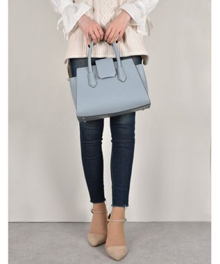 LA BAGAGERIE 【MONICA】ベルテッド2WAYハンドバッグ