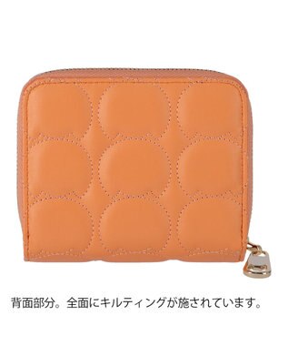 tsumori chisato CARRY ラインネコ ラウンドファスナー2つ折り財布 オレンジ