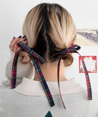 WEGO L2Pロングリボンゴム グリーンチェック1