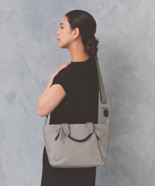 TOPKAPI 【Breath TOPKAPI】SLANT スラント ナイロン ユーティリティ 2way トートバッグ　軽量 グレー