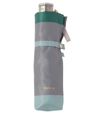 MOONBAT FURLA(フルラ) カラーボーダー 折りたたみ傘 大きめ 55cm 日本製