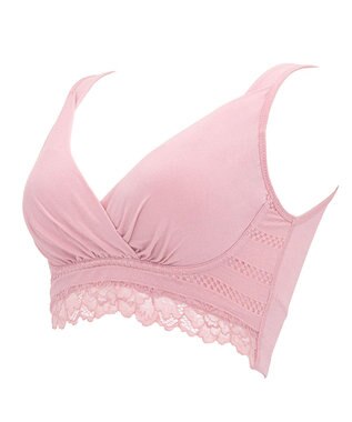 BRADELIS New York 【BRADELIS Me / ノンワイヤー】オールインワンブラ 24時間ラクに着用 ナイトブラとしても使える 補正 ブラジャー 綿混 しっかりフィット ブラデリス ME122105 ミスティーピンク