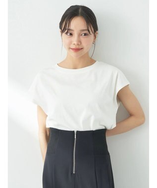 earth music&ecology フレンチＴ Off White