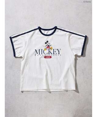 AMERICAN HOLIC ラインＴシャツ　Ｏｆｆ　Ｗｈｉｔｅ／Ｄｉｓｎｅｙ Off White