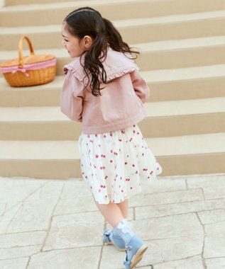 ANY KIDS デニム ジャケット ピンク