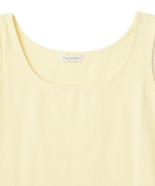 Green Parks ＳＥＴ２点Ｖネックブラウス＋タンクトップ Yellow