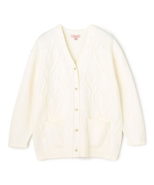 TOCCA 【chayさん着用】HEART HUG KNIT カーディガン アイボリー系