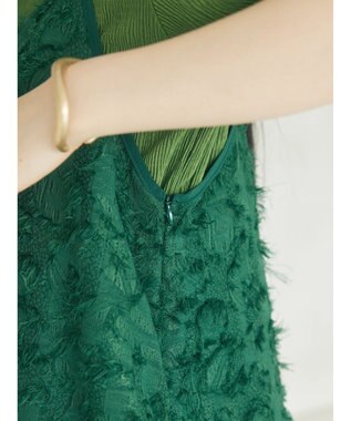 Green Parks armonia．フェザージャガードキャミワンピース Green