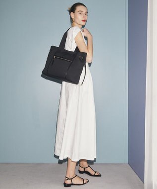 TOPKAPI 【新色追加】【TREASURE TOPKAPI】ネオプレン フロントポケット 2way トートバッグ ブラック