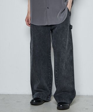 WEGO ルーズペインターパンツ ブラックその他