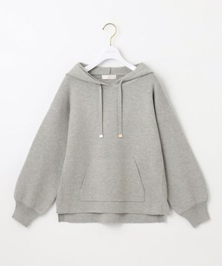 ANY SIS 【洗える】フーディニット パーカー トップグレー