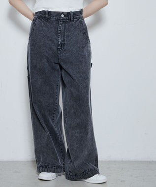 WEGO ルーズペインターパンツ ブラックその他