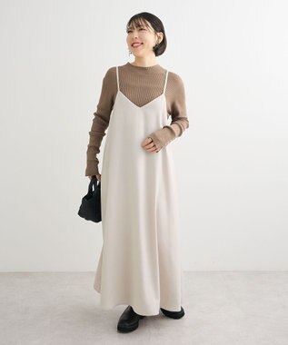 Green Parks 前後２ＷＡＹサテンキャミワンピース