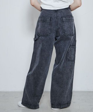 WEGO ルーズペインターパンツ ブラックその他