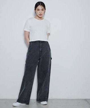 WEGO ルーズペインターパンツ ブラックその他