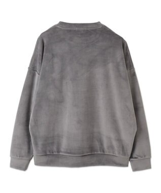WEGO 【ユニセックス着用ITEM】マイクロシャギーワンポイントプルオーバー ダークグレー