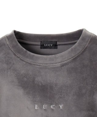 WEGO 【ユニセックス着用ITEM】マイクロシャギーワンポイントプルオーバー ダークグレー