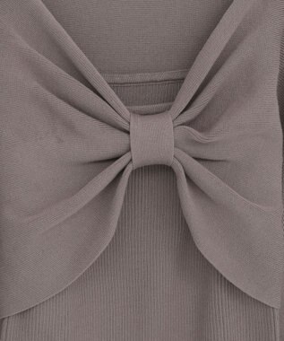 earth music&ecology 【WEB限定】リボンニットアンサンブル Mocha