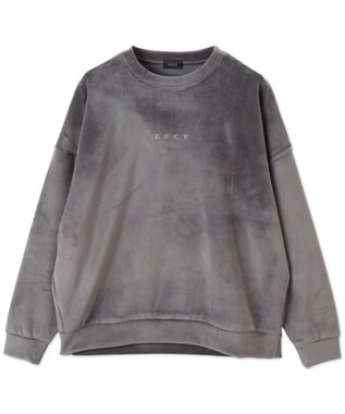 WEGO 【ユニセックス着用ITEM】マイクロシャギーワンポイントプルオーバー ダークグレー