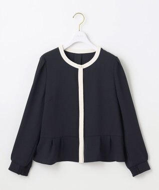 ANY SIS 【洗える】ハオレル ブラウス ネイビー
