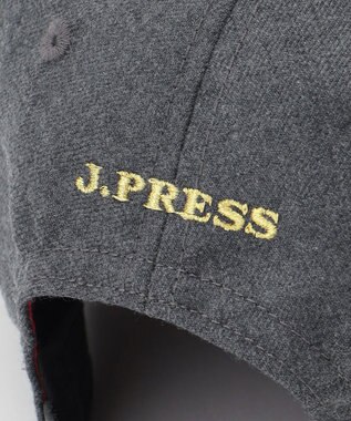J.PRESS MEN ペピンサキソニー ロゴキャップ ライトグレー系
