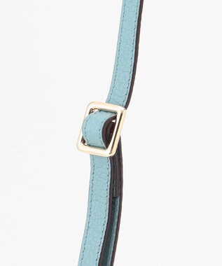 J.PRESS LADIES 【2way】レザー ショルダー バッグ ダルブルー系