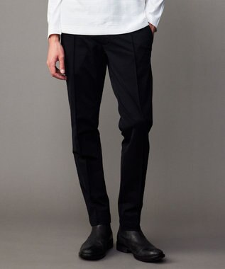 JOSEPH ABBOUD 【キングサイズ・2WAYストレッチ/洗える/JAPANファブリック/きれいめ】ストレッチ コンパクトジャージー パンツ ブラック系