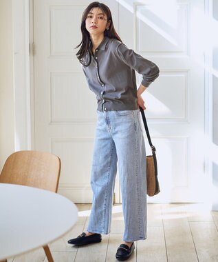 ANY 7daysデイリーワイドデニム ブリーチ