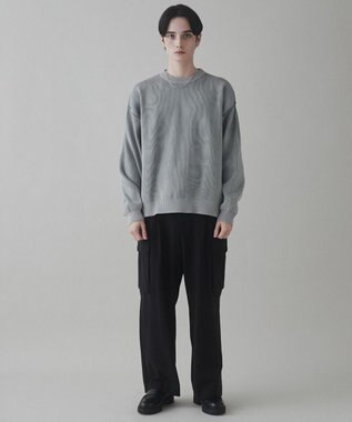 WEGO クリアライトリバーシブルプルオーバー グレー