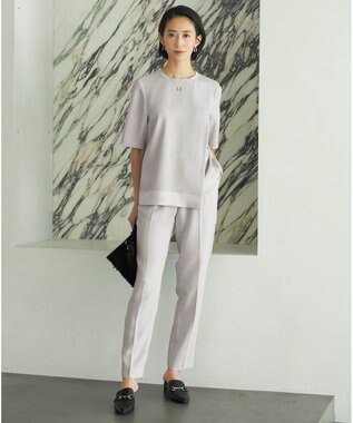 ICB フリンジツイードトート ブラック系