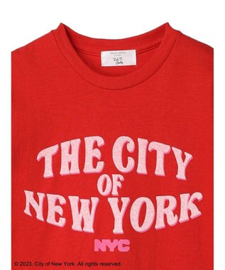 Green Parks ＮＹＣ　ロゴプリントＴシャツ Off White