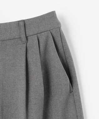 ANY 【LEE掲載/6サイズ展開/裏起毛/ウエストゴム】ウォームワイドパンツ チャコール