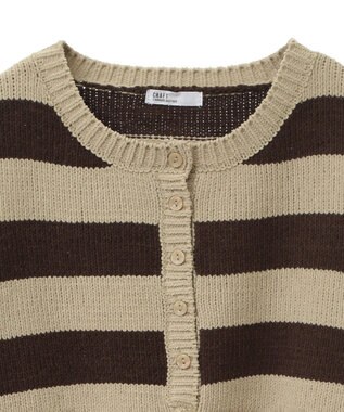 CRAFT STANDARD BOUTIQUE ヘンリーネックモールニットプルオーバー Khaki