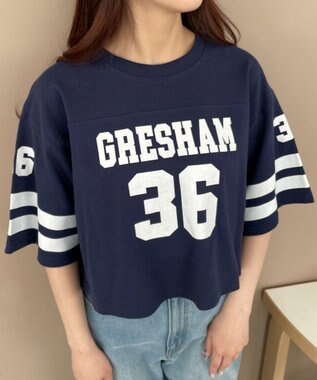 WEGO ナンバリングショートT ネイビー