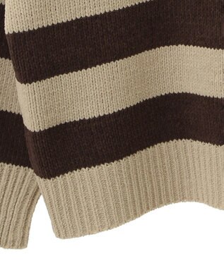 CRAFT STANDARD BOUTIQUE ヘンリーネックモールニットプルオーバー Khaki