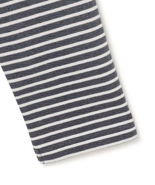 J.PRESS MEN ソフトＷフェイス ボーダーロングTシャツ ネイビー系7