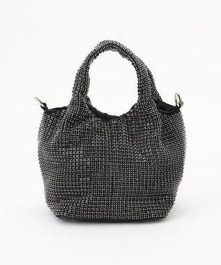 GRACE CONTINENTAL ラインストーンバッグ ブラック