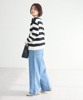 CRAFT STANDARD BOUTIQUE ヘンリーネックモールニットプルオーバー Khaki