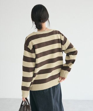 CRAFT STANDARD BOUTIQUE ヘンリーネックモールニットプルオーバー Khaki