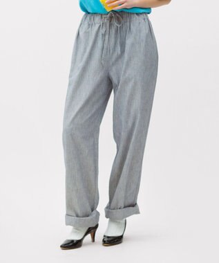 LENO LIGHT HICKORY EASY PANTS / ヒッコリーイージーパンツ
